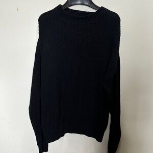Men's Black Knit Sweater